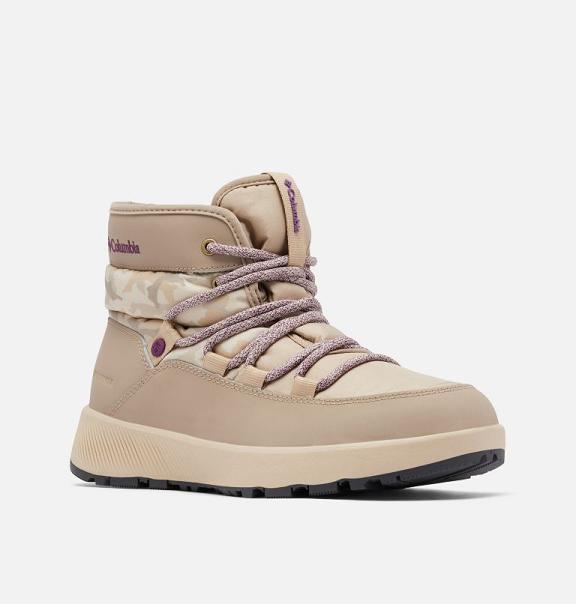 Columbia Omni-Heat Mid Boots Beige For Women's NZ49267 New Zealand